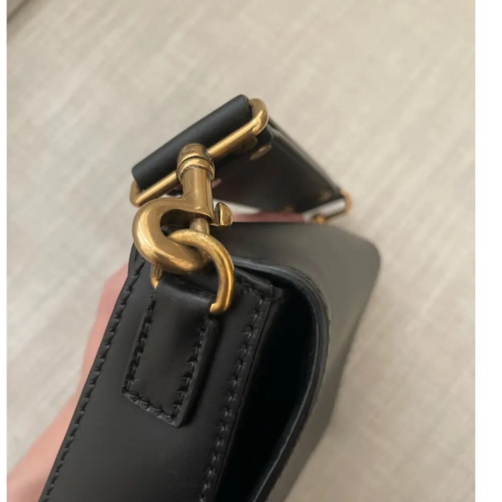 Dior J'Adior Black and Gold Clutch - Picture 7 of 8